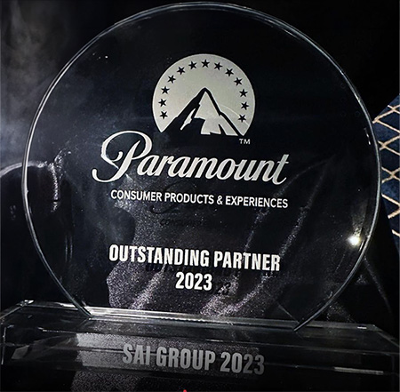 SAİ Group Paramount Pictures Outstanding Partner 2023